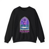 Cathedral Pond Stained Glass Medaka Sweatshirt, Firefly Medaka Special Edition, photo 1