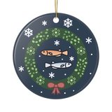 Medaka Holiday Ceramic Ornament, photo 3