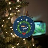 Medaka Holiday Ceramic Ornament, photo 1